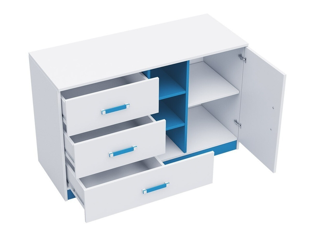 Børneværelsessæt Lorlare 118 (Hvid + Grå)