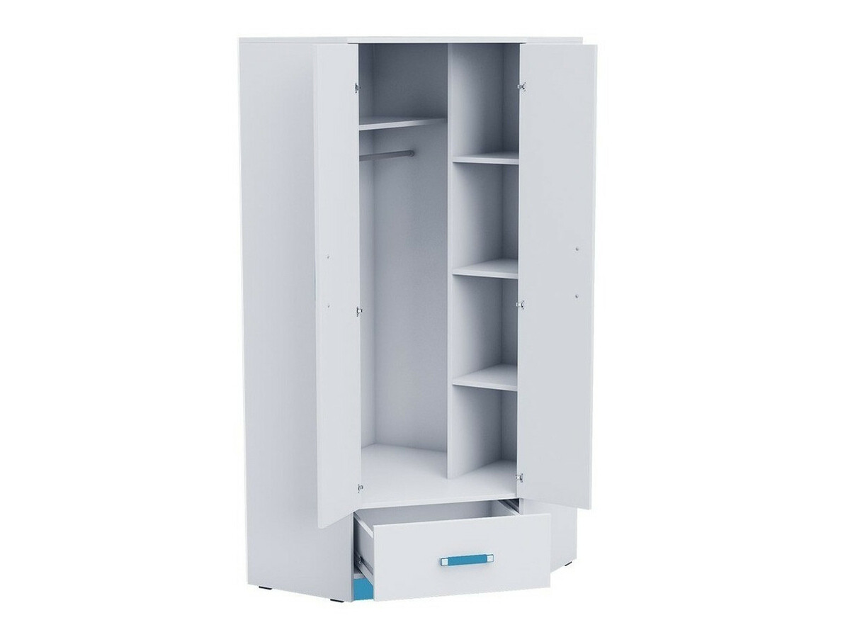 Børneværelsessæt Lorlare 120 (Hvid + Grå)