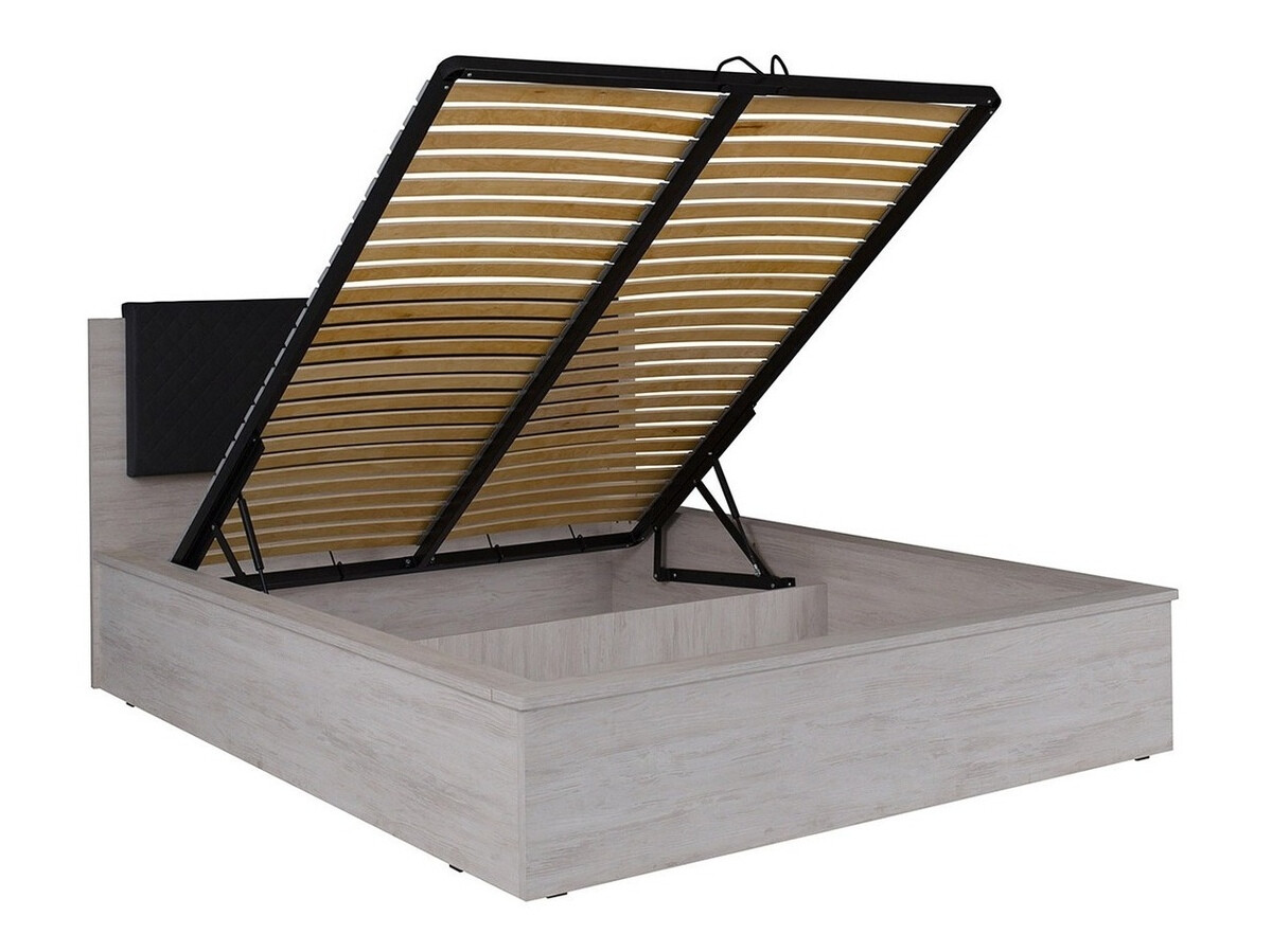 Soveværelsessæt Fivelbo 121 (Kloster eg + Blank sort)