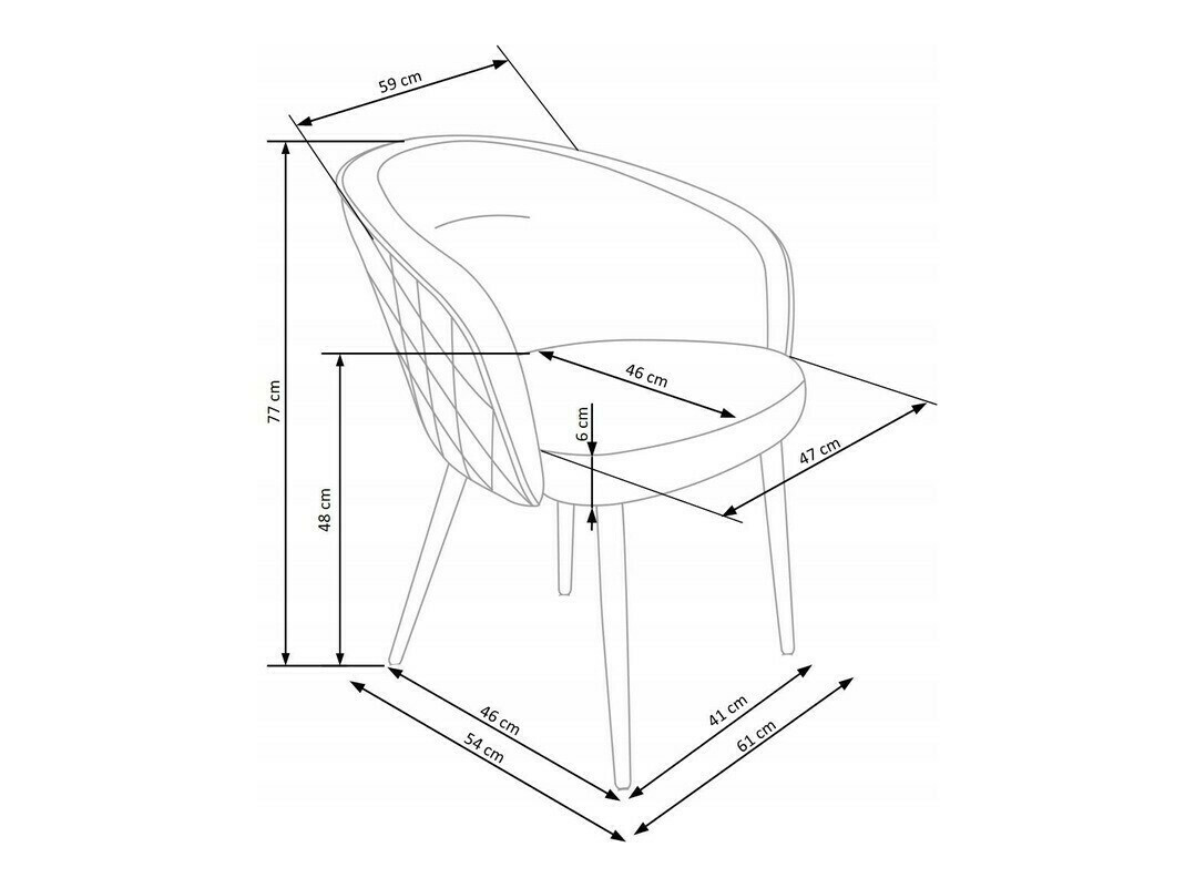 Stol Houston 1230 (Blå)