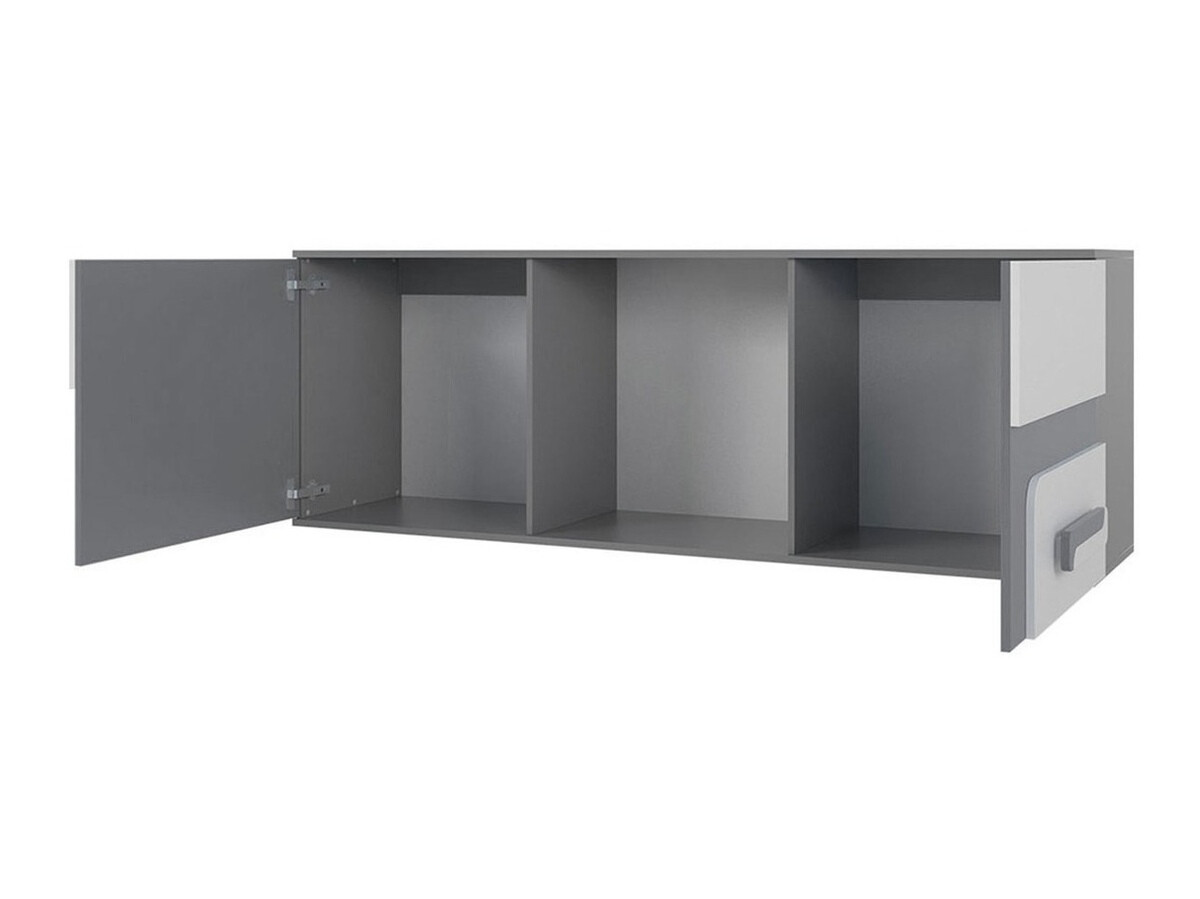 Børneværelsessæt Aviseve 108 (Antracit + Hvid)