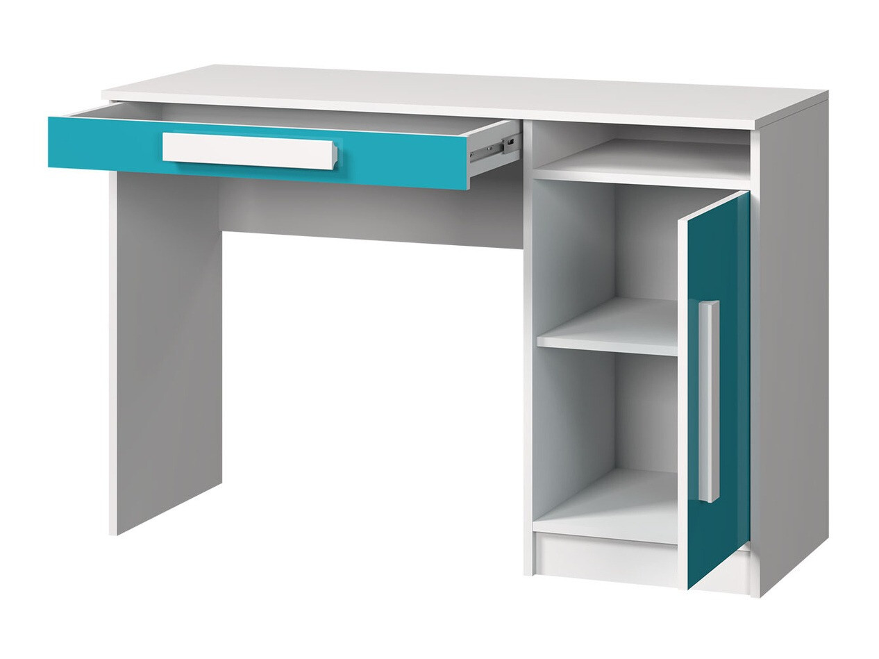 Børneværelsessæt Merevari 107 (Hvid + Glansfuld hvid + Grå)