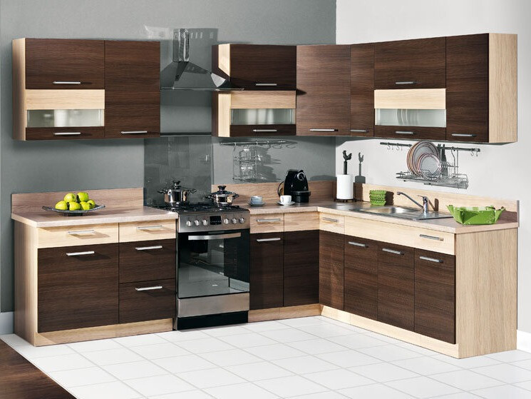 Modulopvaskeskab med låger Mode Dark 115