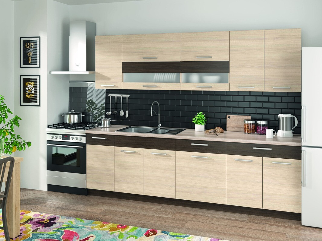 Modulopvaskeskab med låger Mode Light 115