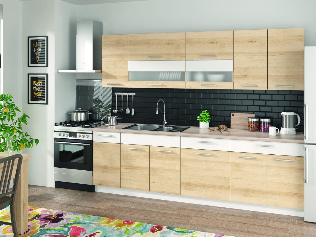 Modulhjørneskab Mode Beech 118