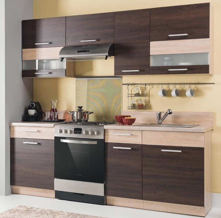 Modulopvaskeskab med låger Mode Dark 116