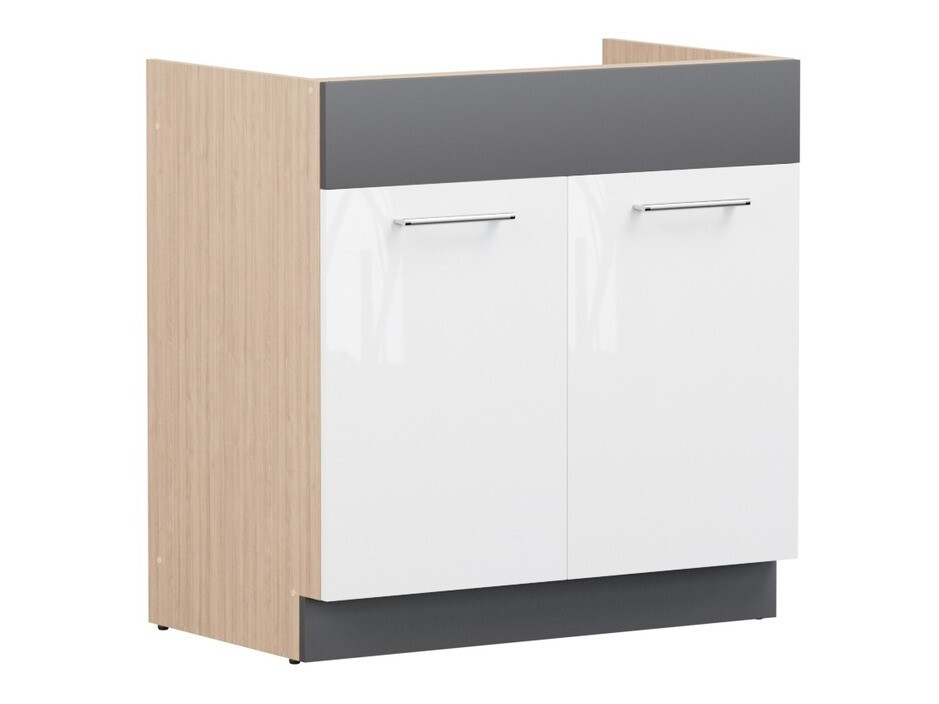Modulopvaskeskab med låger Mode White 116