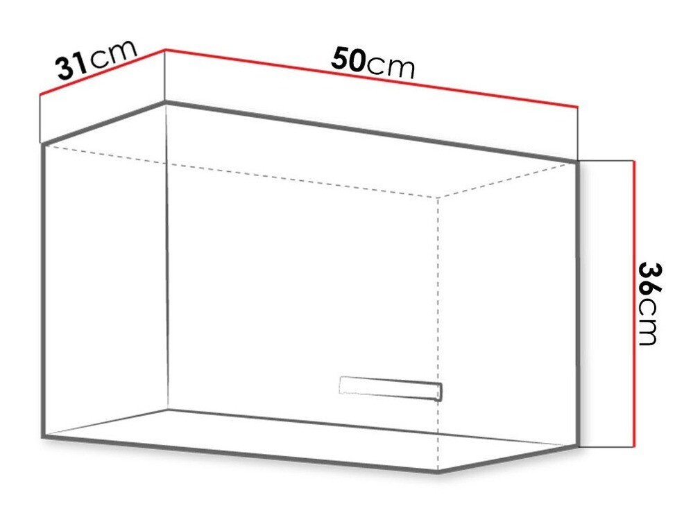 Modulvægskab Multi White 120