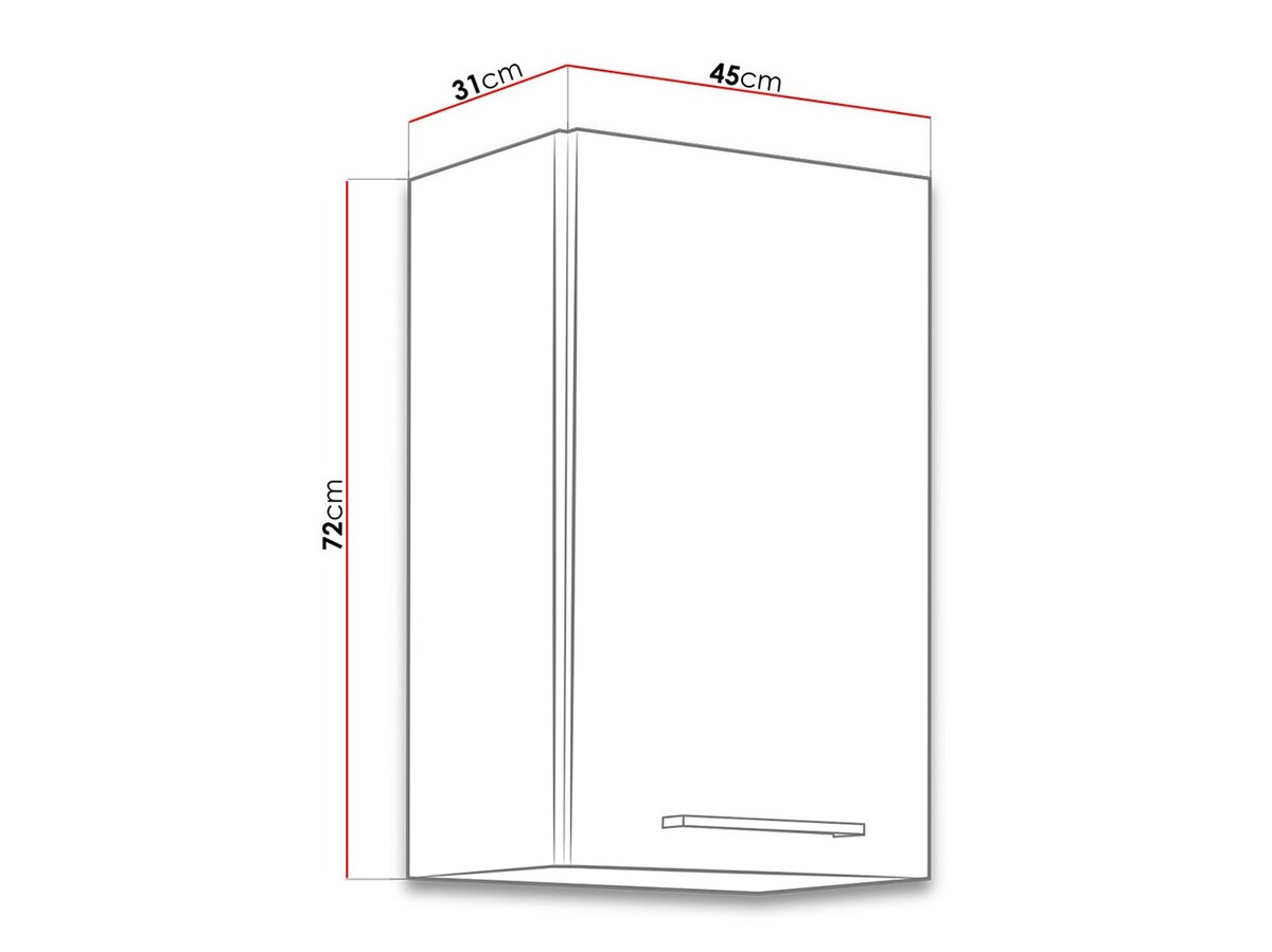 Modulvægskab Wood Grey 101