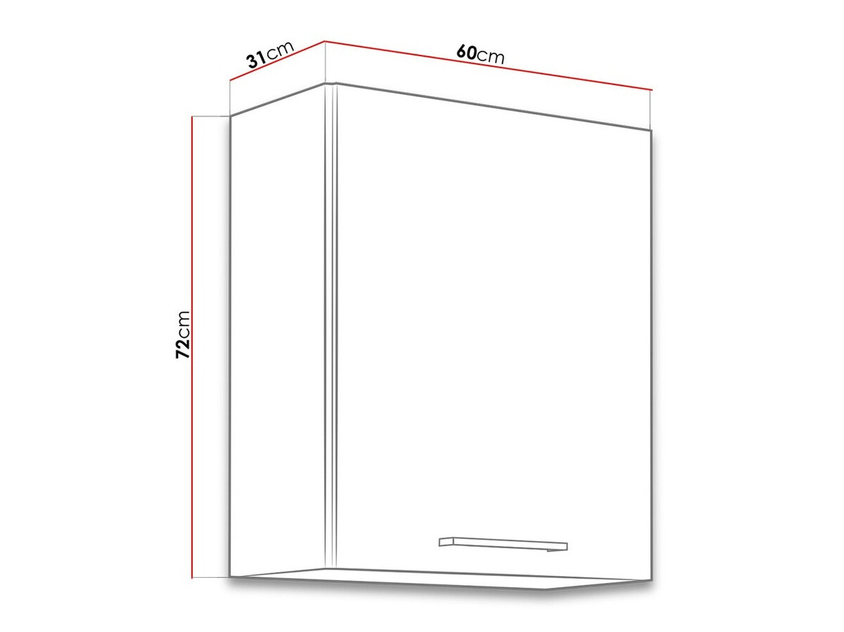 Modulvægskab Wood Grey 112