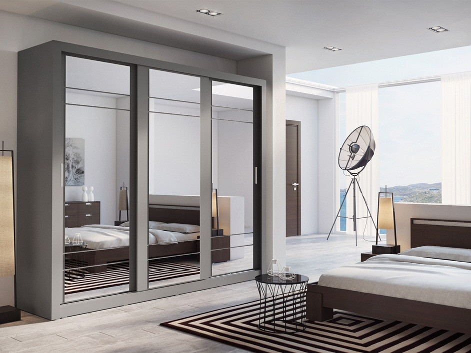 Garderobeskab Fresno 101 (Grå)