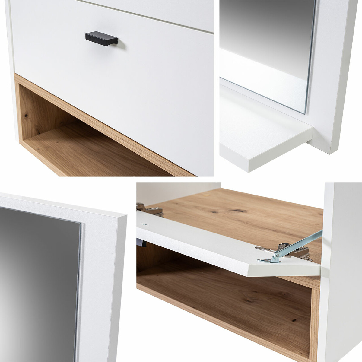 Badeværelsessæt Baltesi 100 (Hvid + Artisan eg)