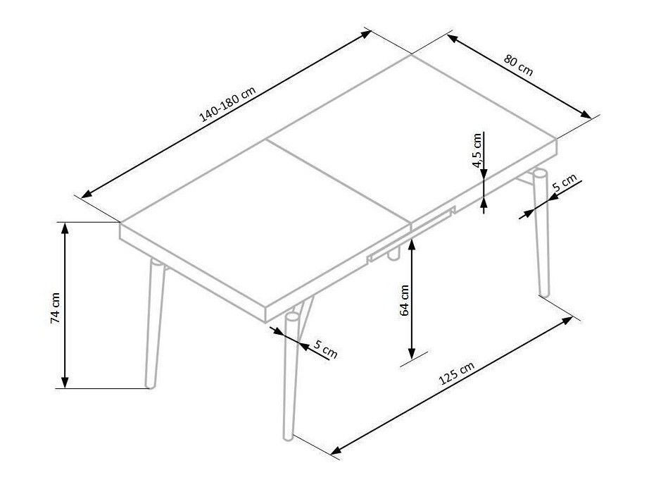 Spisestuesæt Houston 841