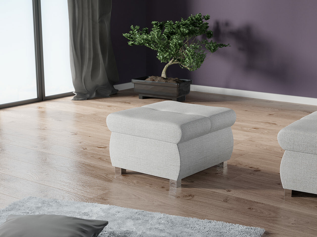 Puf Comfivo 122 (Magic Velvet 2219 + Magic Velvet 2217)