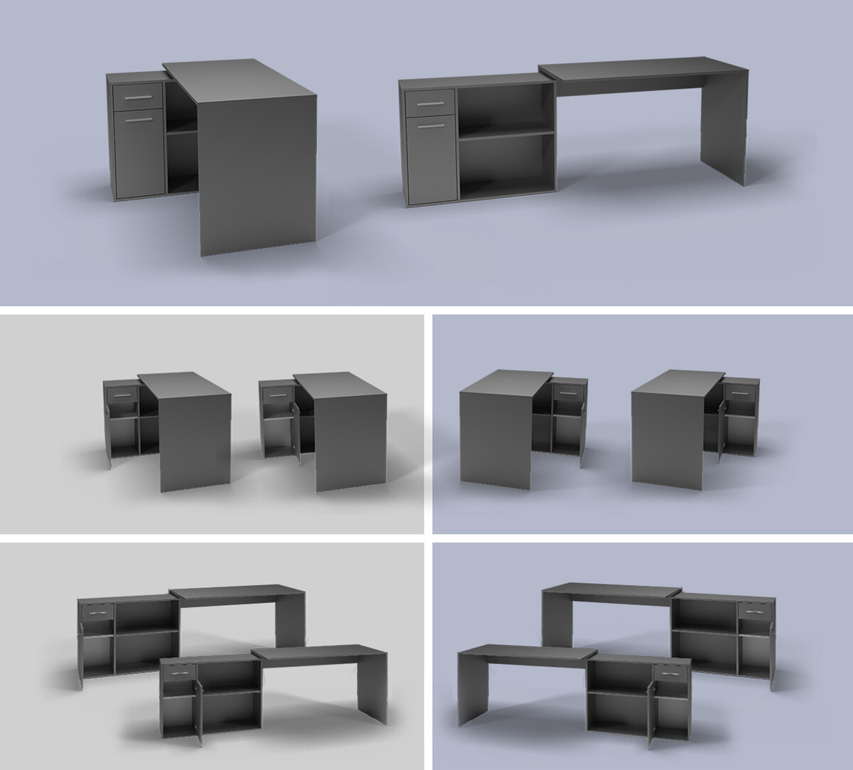 Hjørneskrivebord Affectus