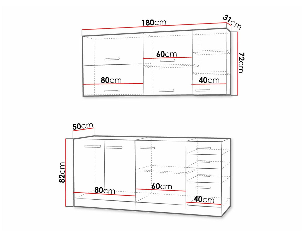 Modulkøkkensæt Multi Cream 124