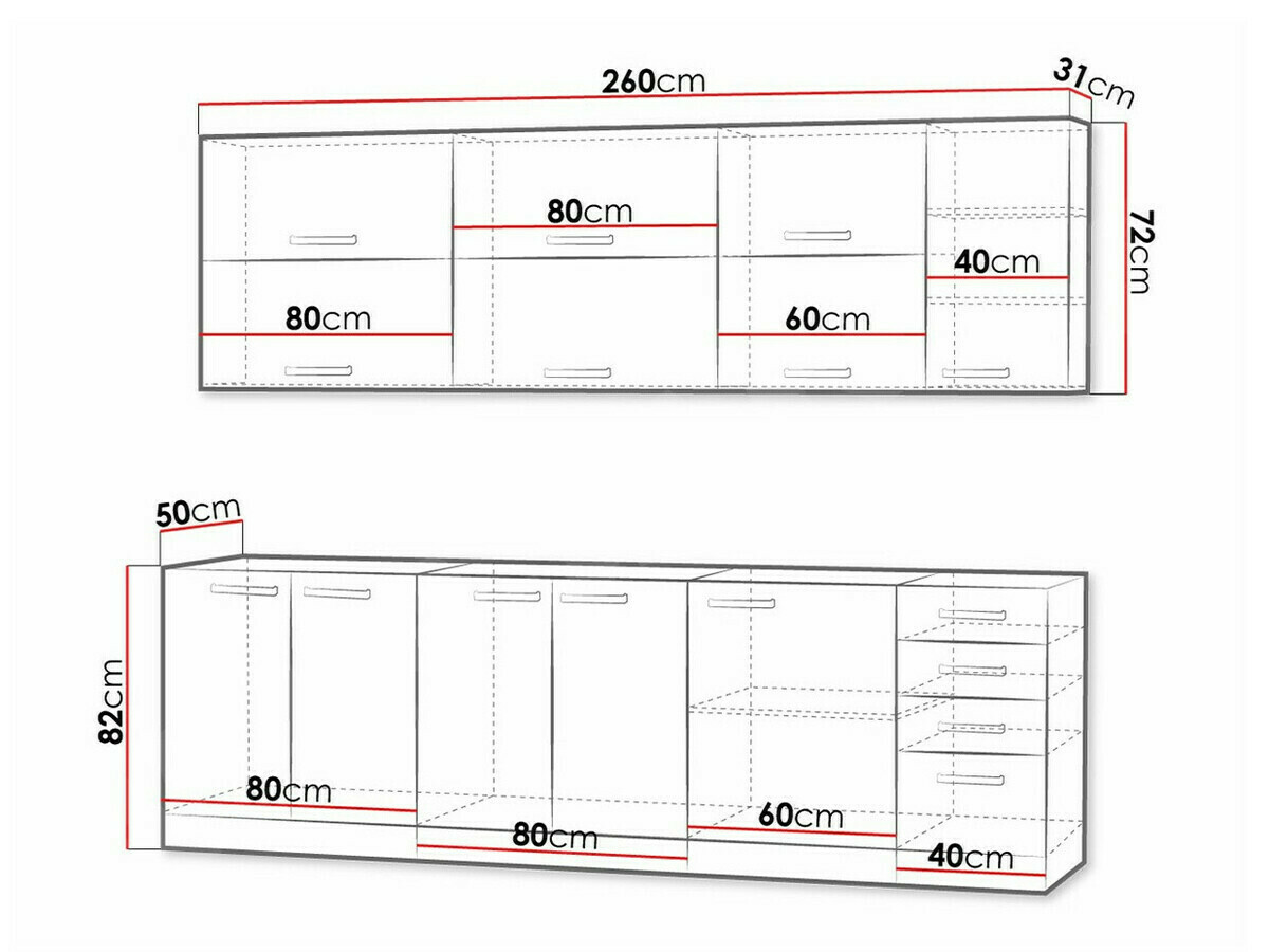 Modulkøkkensæt Multi White 123