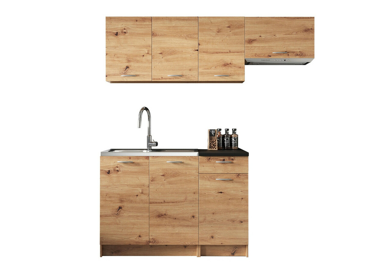 Køkkensæt Trenton 101 (Artisan eg + Sort)