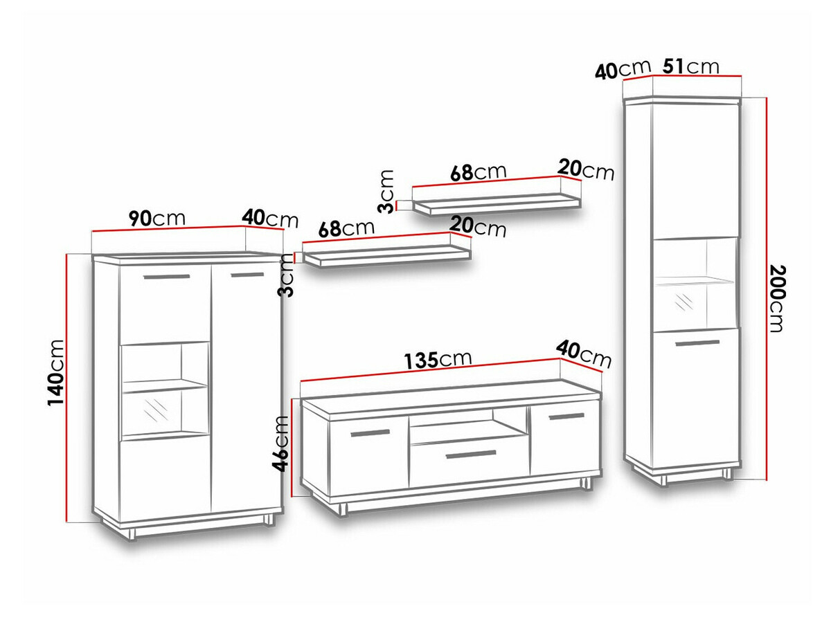 Stuemøbelsæt Morlira 112