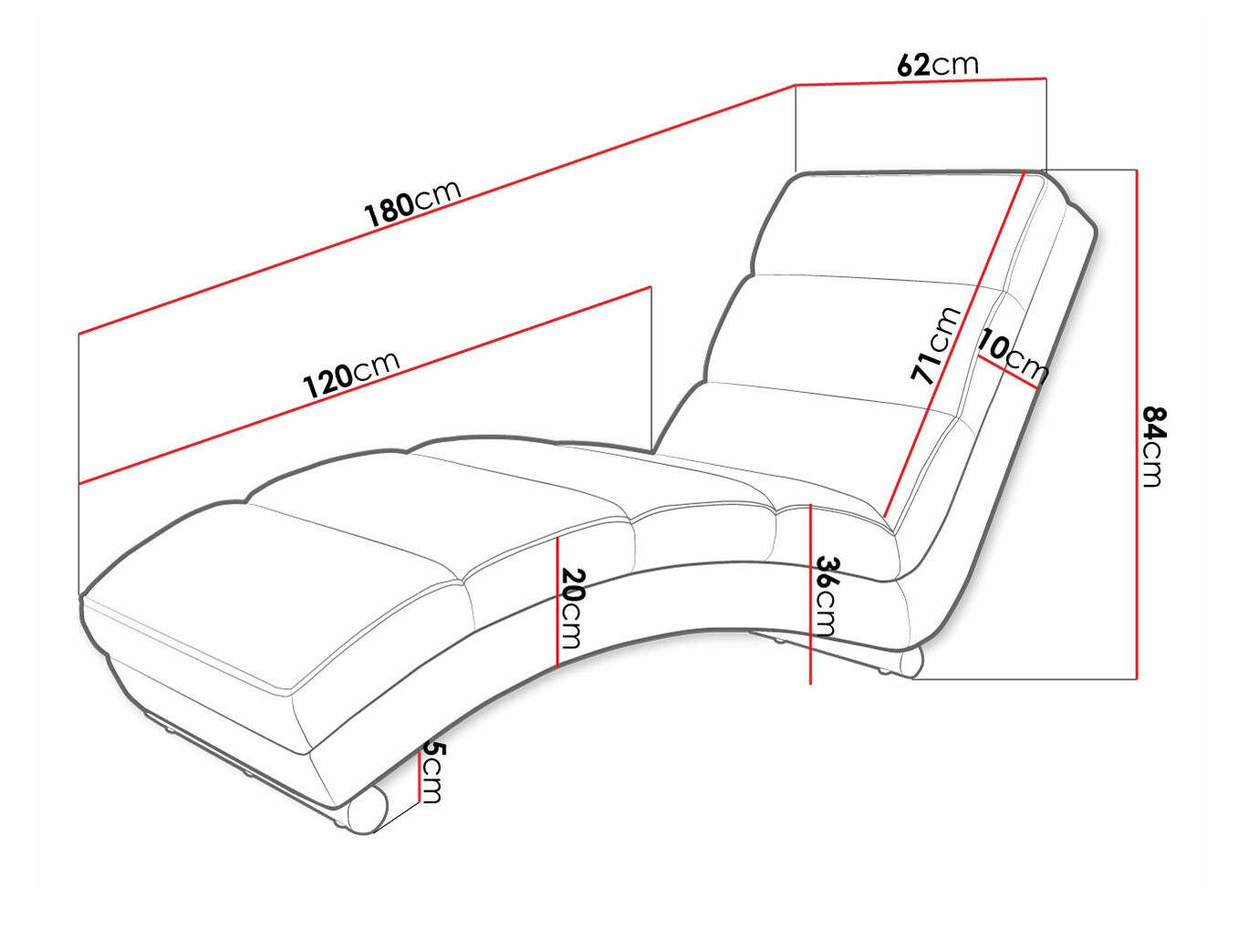 Chaiselong Comfivo 109 (Venus Velvet 2941)
