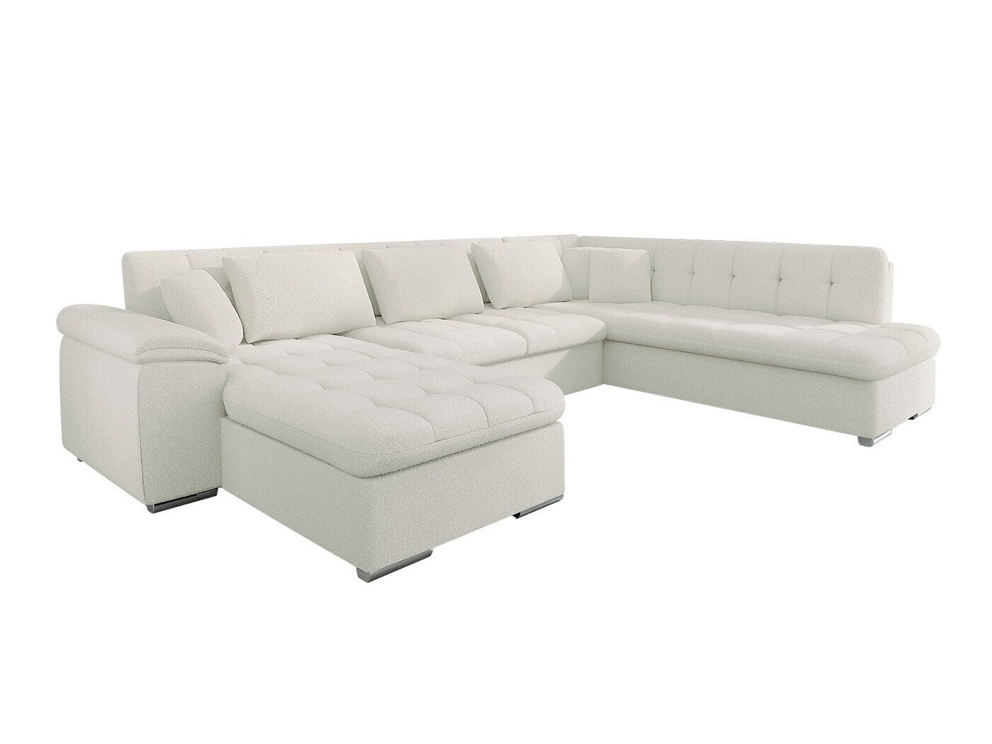 Hjørnesofa Comfivo Gemma V (Boucle Baloo 2073)