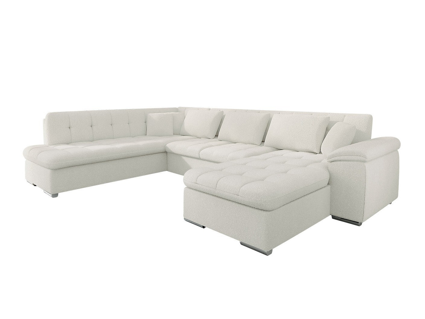 Hjørnesofa Comfivo Gemma V (Boucle Baloo 2073)