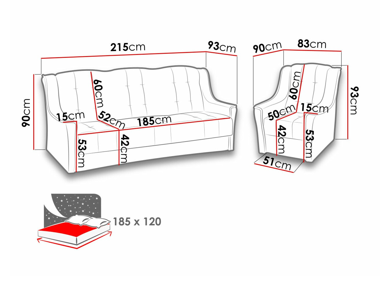Polstret møbelsæt Providence 110 (Kronos 22)