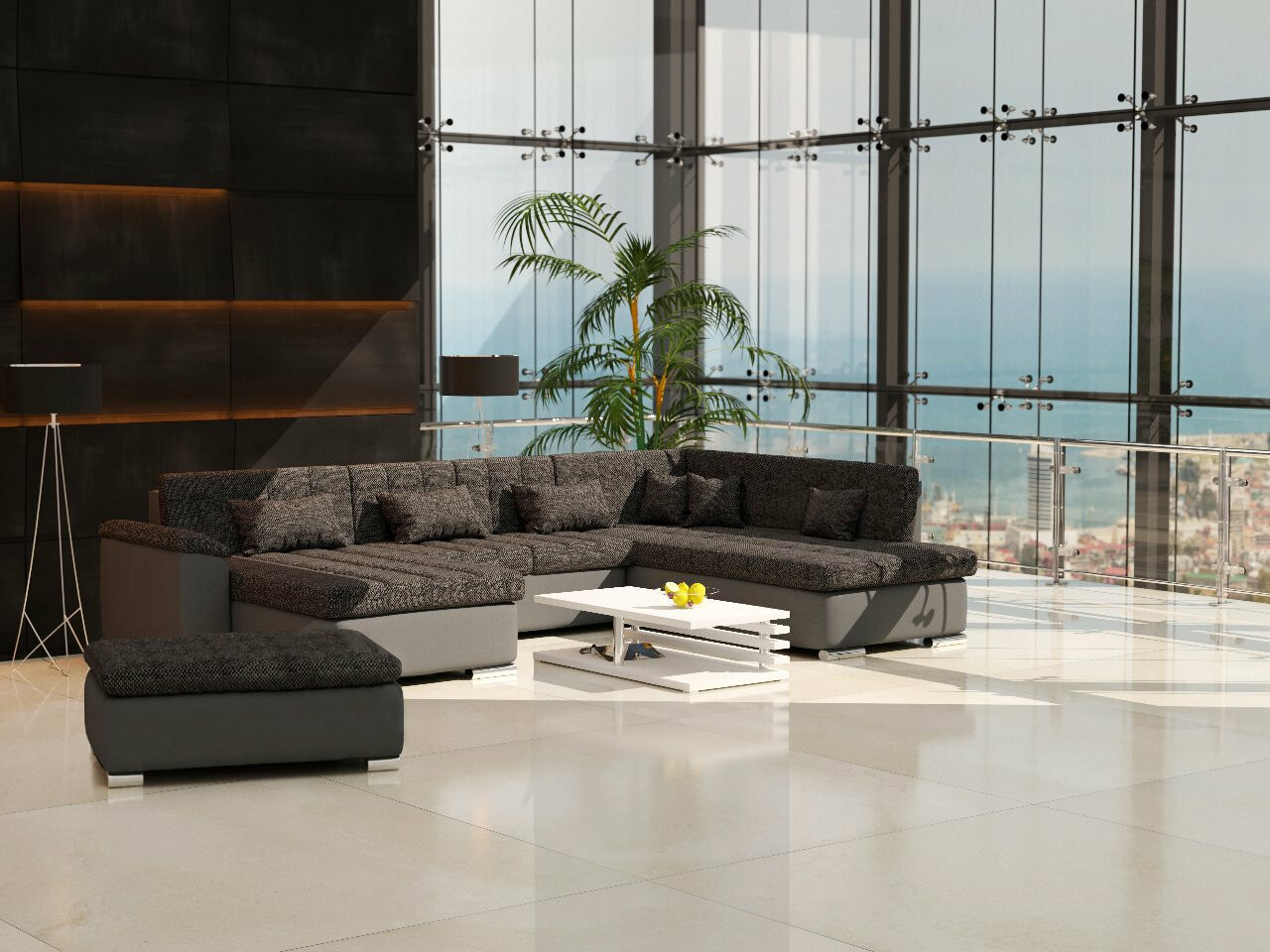 Polstret møbelsæt Comfivo Gemma I (Soft 020 + Majorka 03)