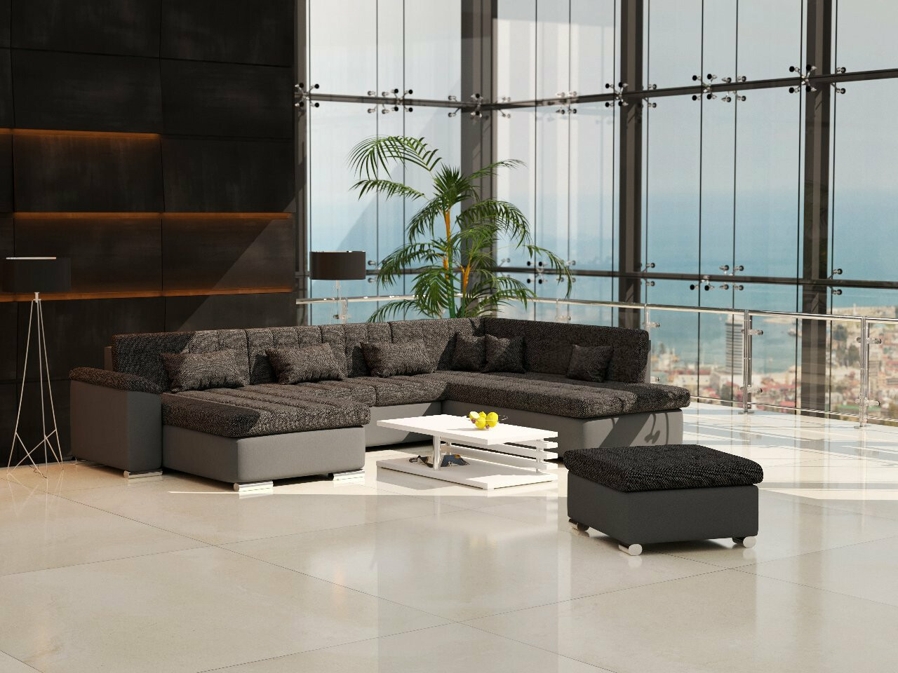 Polstret møbelsæt Comfivo Gemma (Soft 020 + Majorka 03)