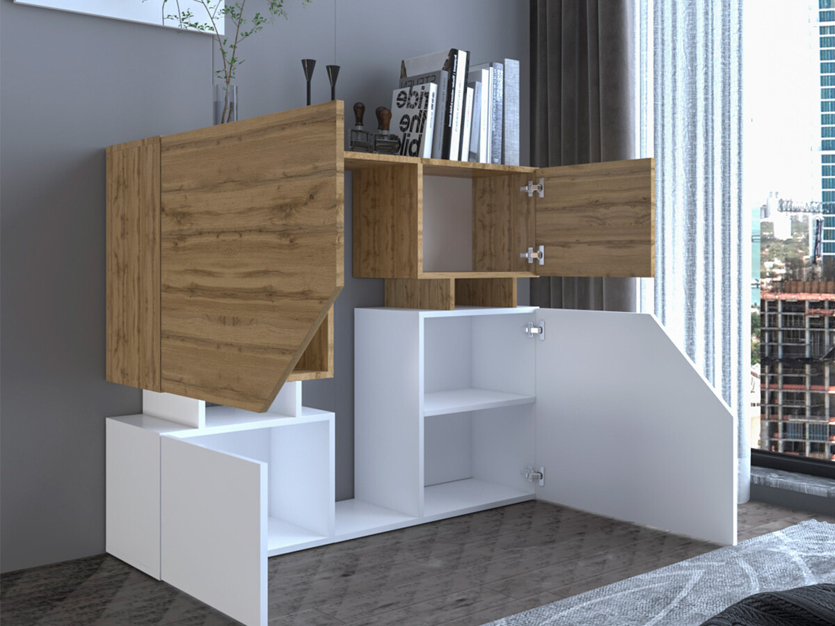 Stuemøbelsæt Comfivo Daldune I (Wotan eg + Antracit)