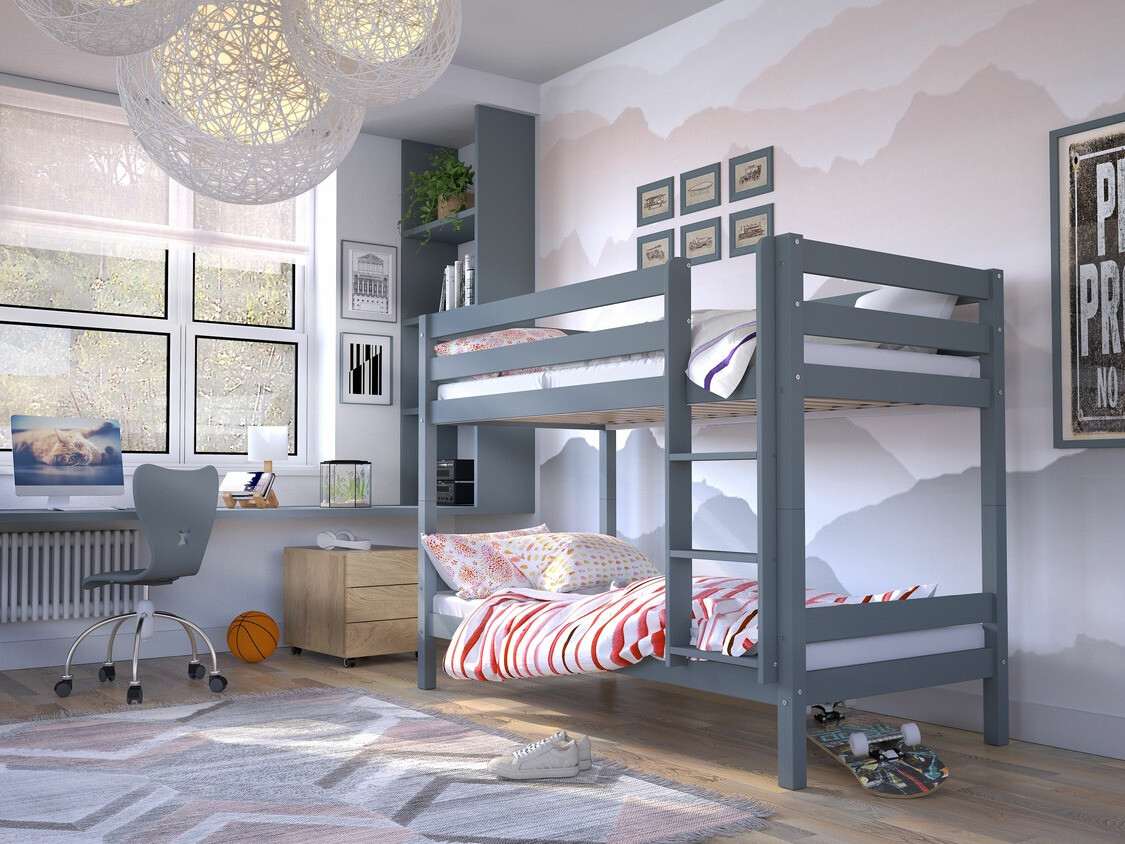 Køjeseng Ogden 163 (Antracit)