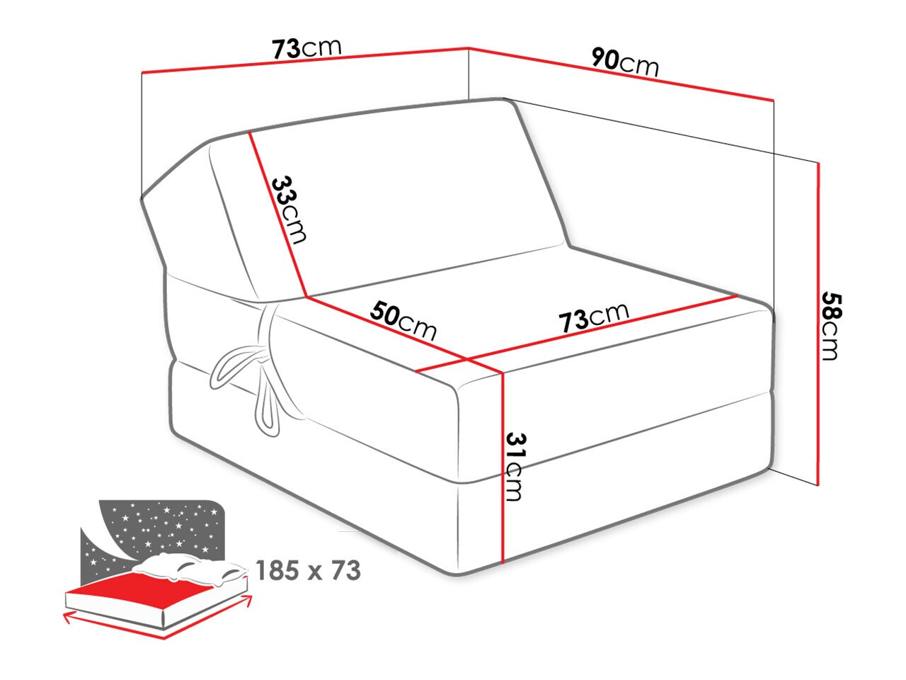 Lænestol Comfivo 120 (Poso 1)