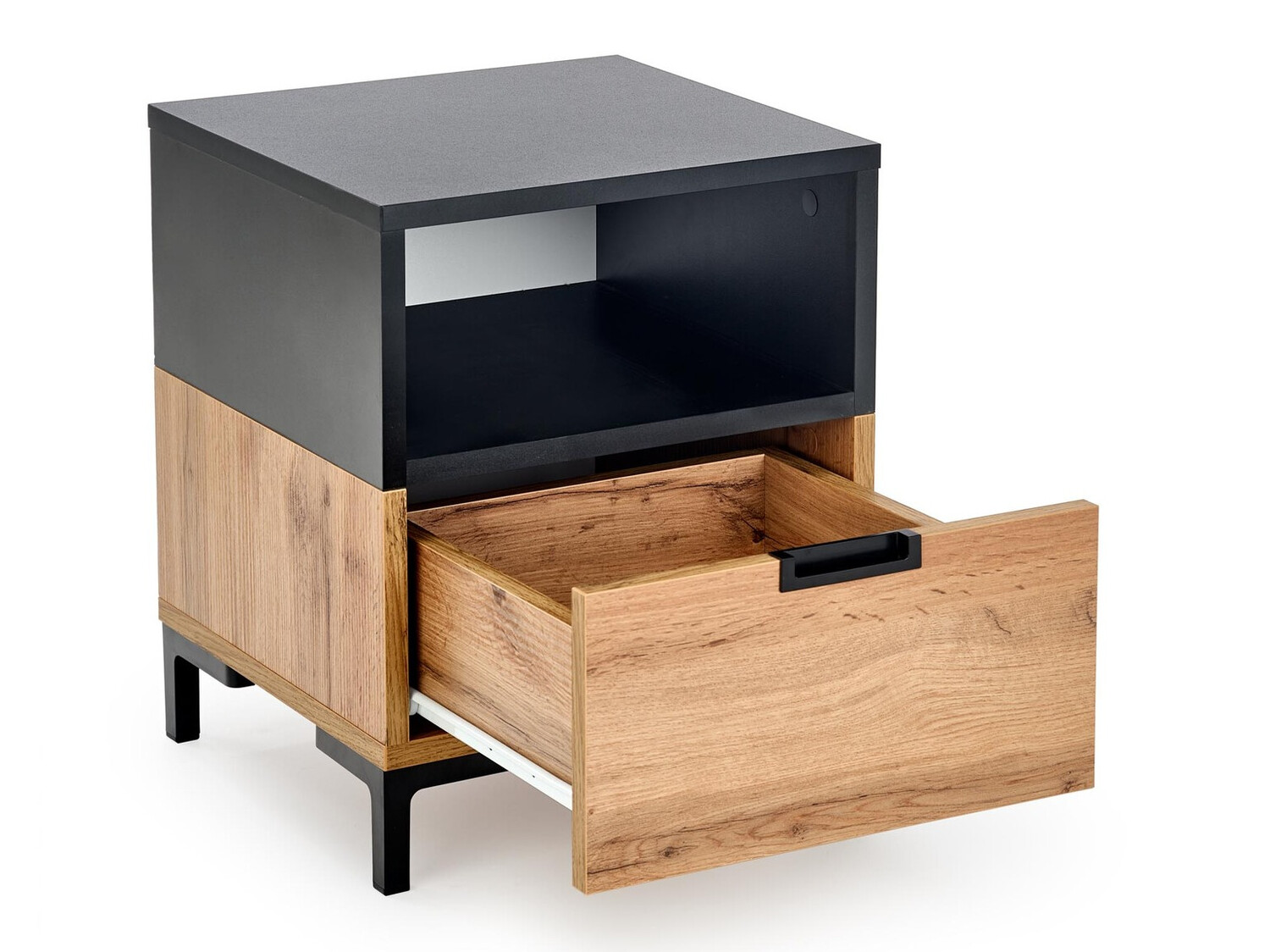 Sengebord Houston 1225 (Sort + Wotan eg)