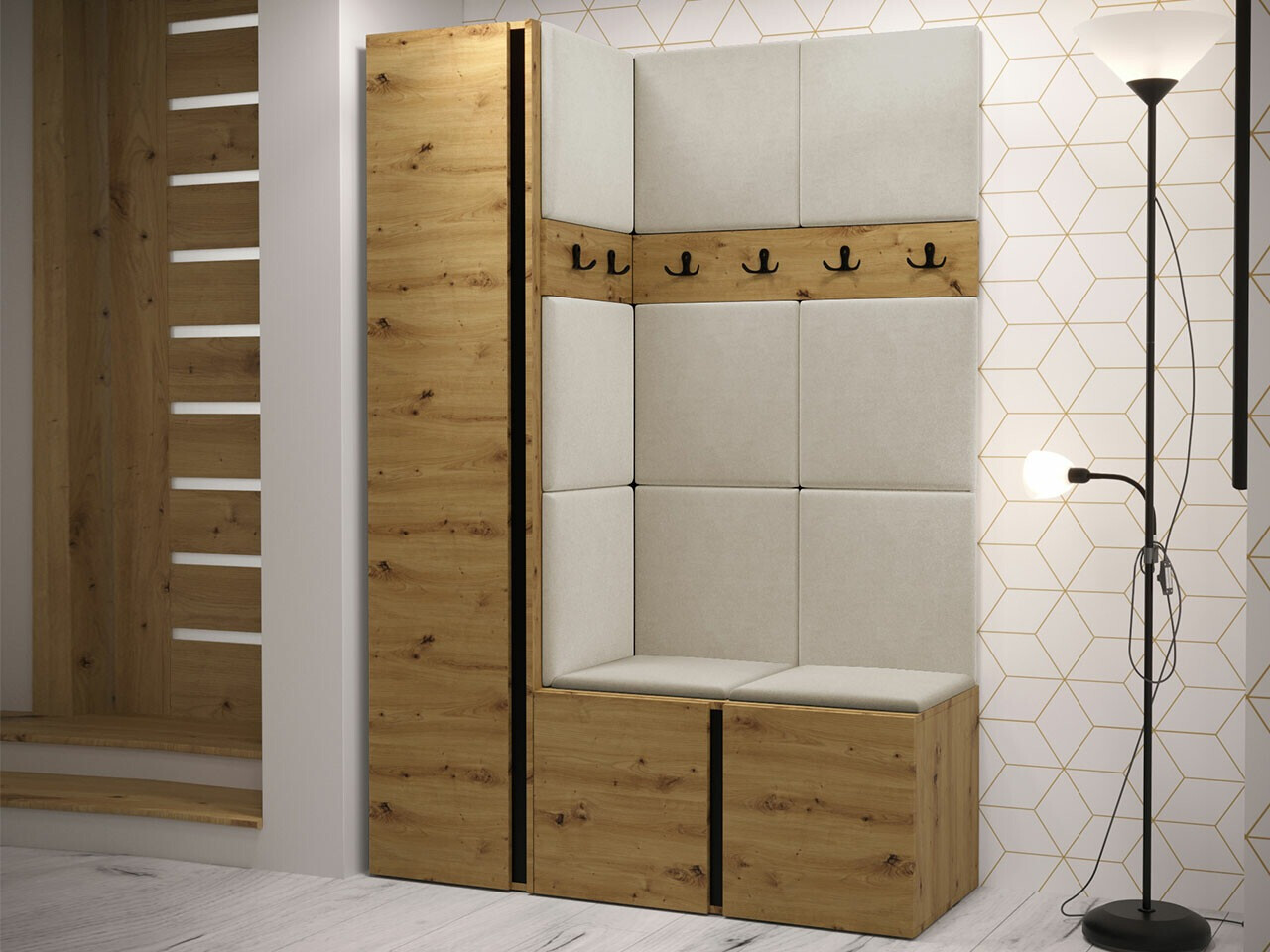 Entrésæt Hartford 471 (Artisan eg)