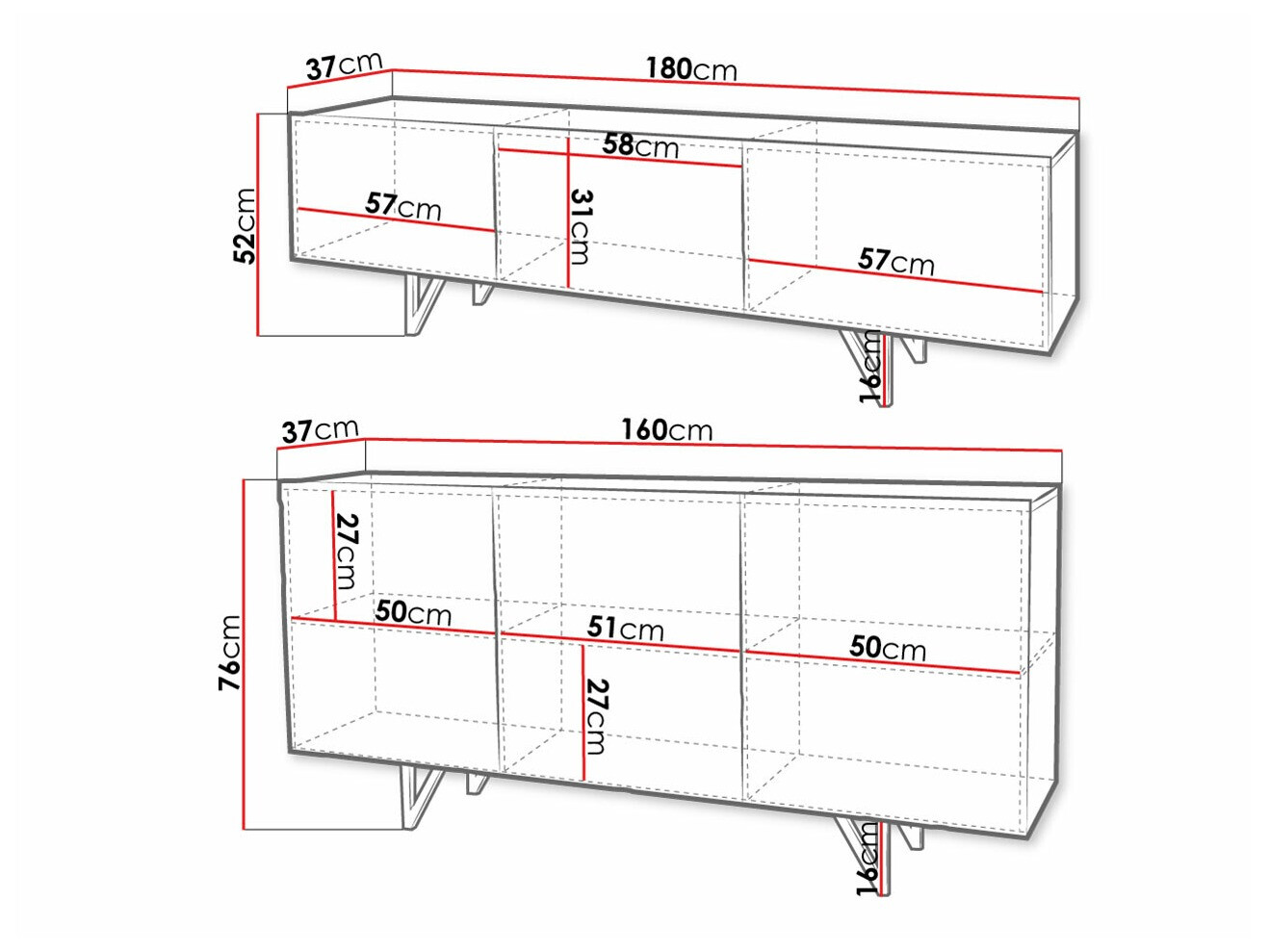 Stuemøbelsæt Mavmave 102 (Hvid + Glansfuld hvid)