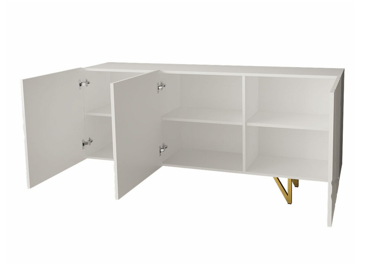 Stuemøbelsæt Mavmave 102 (Hvid + Glansfuld hvid)