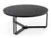 Sofabord Houston 1275 (Sort marmor + Sort)