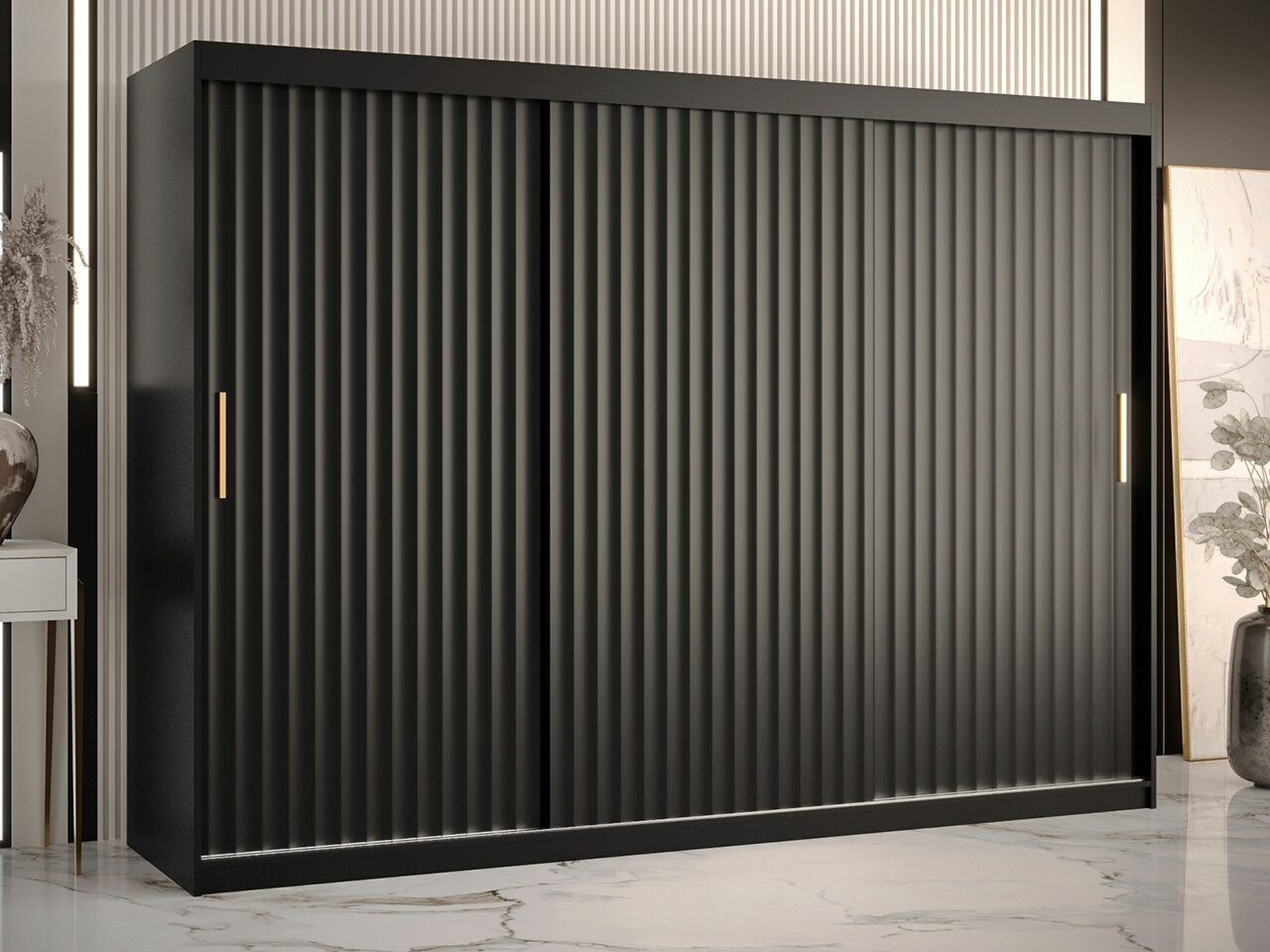 Garderobeskab Hartford 336 (Sort)