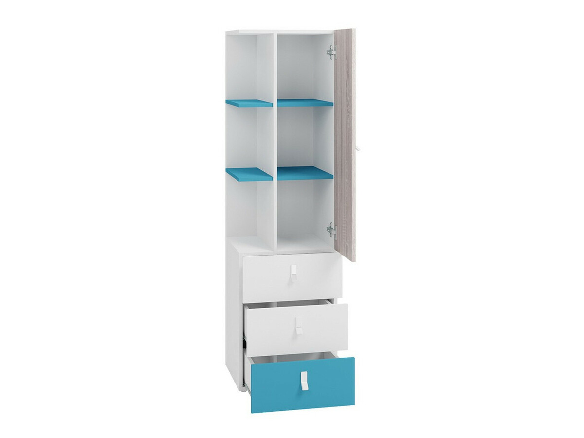 Børneværelsessæt Camteso 115 (Sort + Egetræ + Beige)