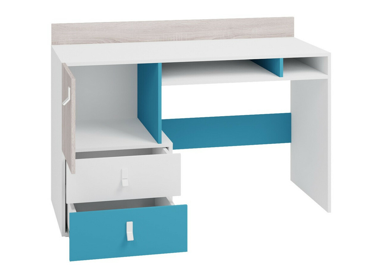 Børneværelsessæt Camteso 115 (Sort + Egetræ + Beige)