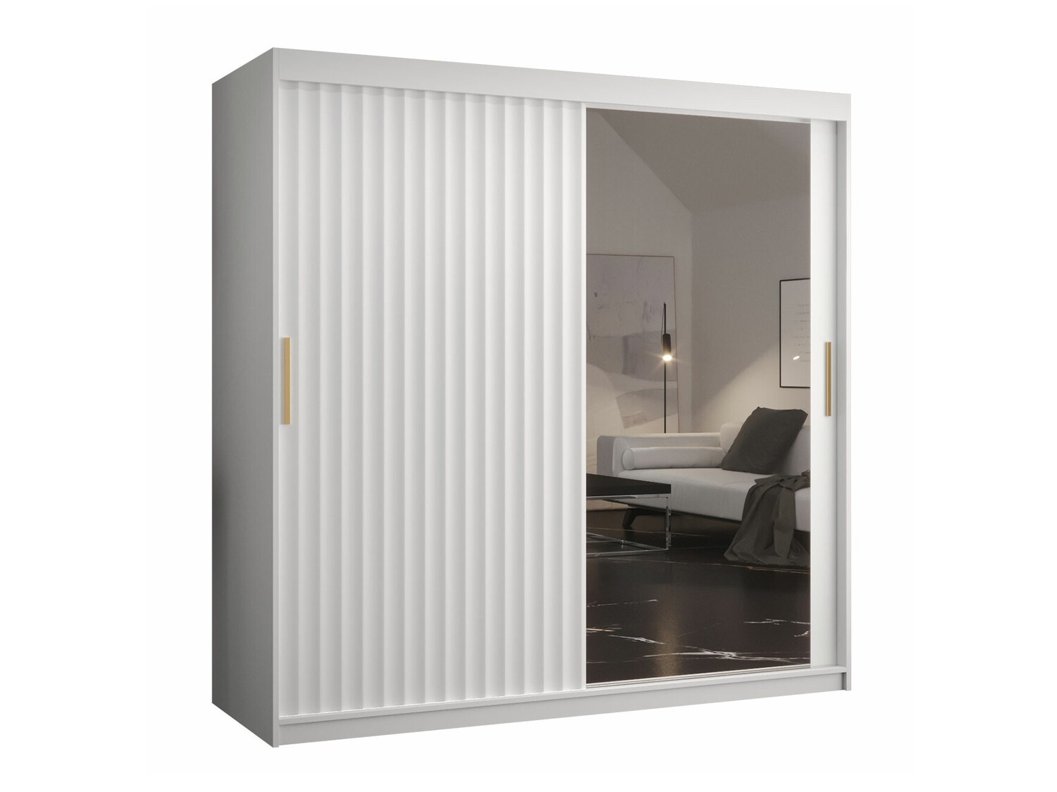 Garderobeskab Hartford 338 (Hvid)