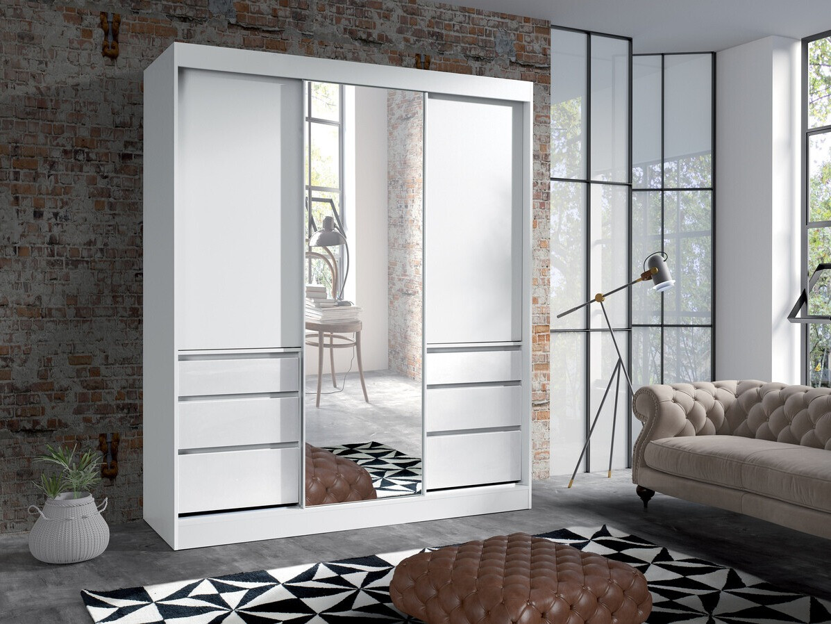 Garderobeskab Toledo 120 (Hvid)