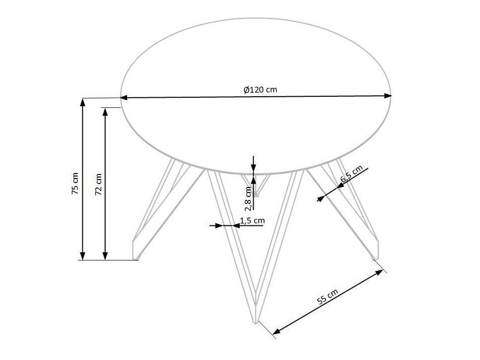 Spisestuesæt Houston 736