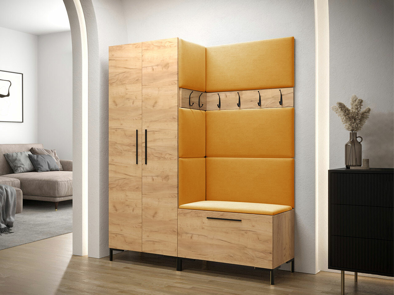 Entrésæt Tivsoa 100 (Craft egetræ)