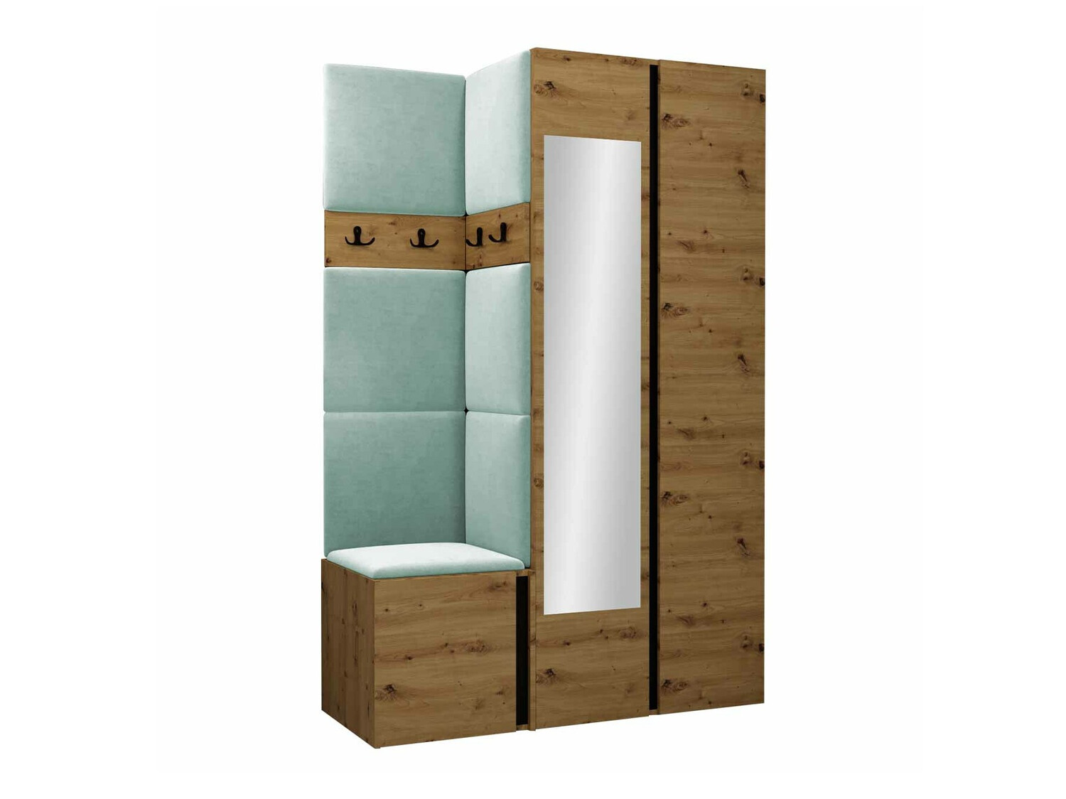 Entrésæt Pinis XXVI (Artisan eg + Sort)