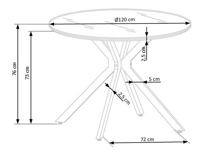 Spisestuesæt Houston 754