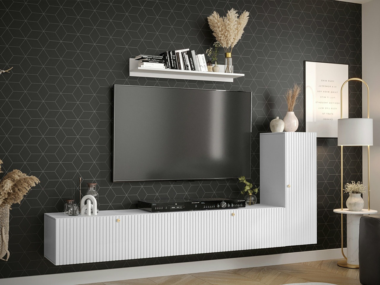 Stuemøbelsæt Anulio III (Hvid)