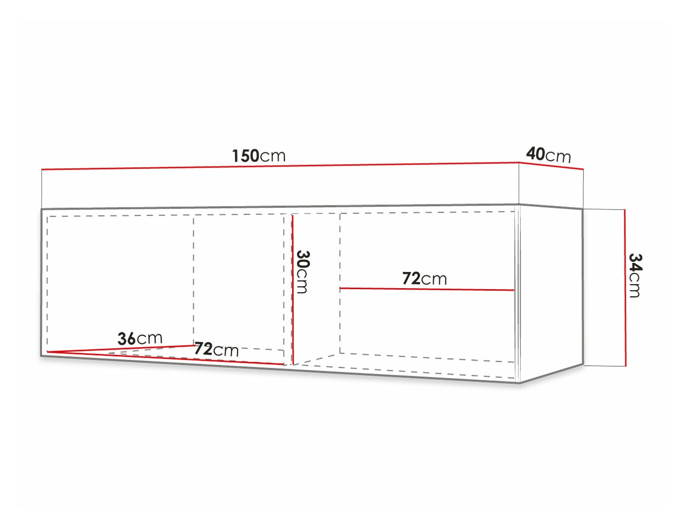 TV-bord Anulio I (Sort)