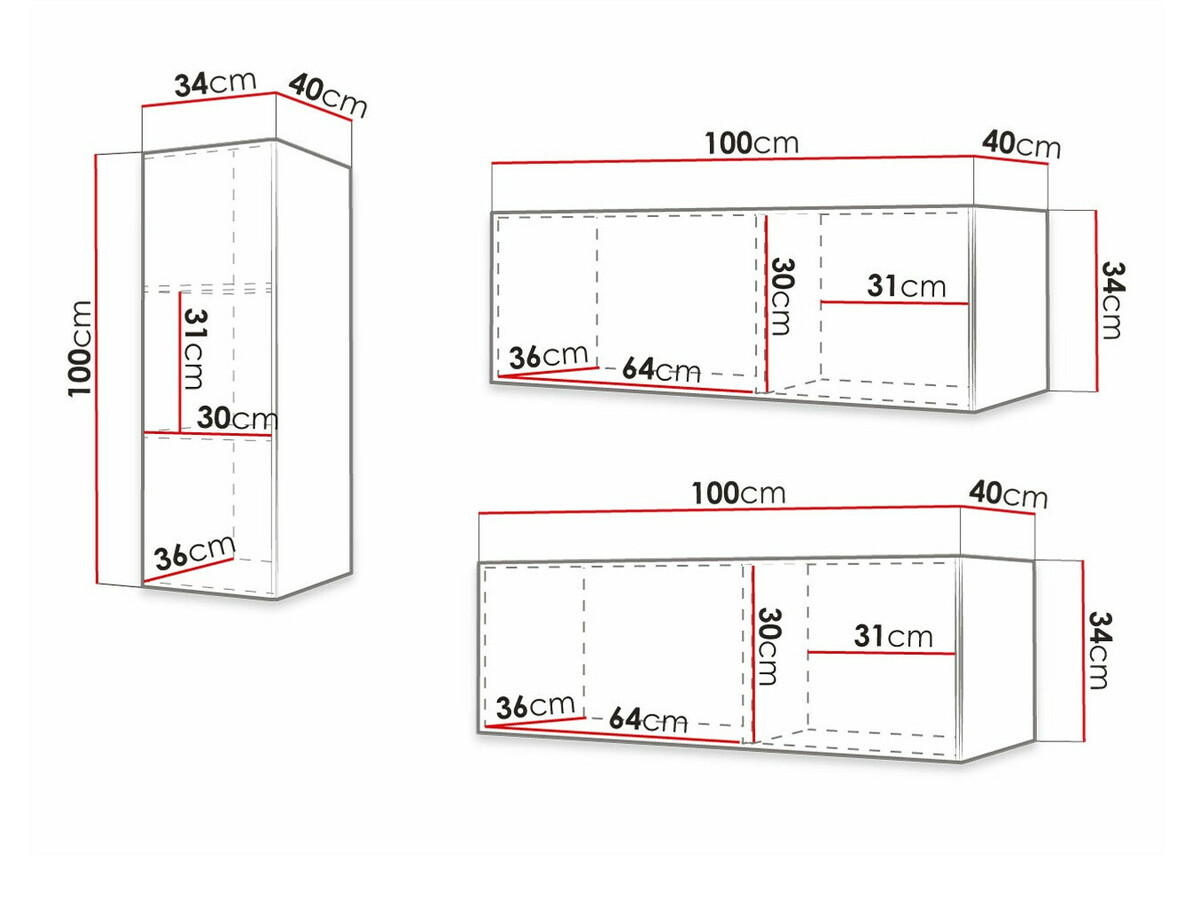 Stuemøbelsæt Anulio VI (Hvid)