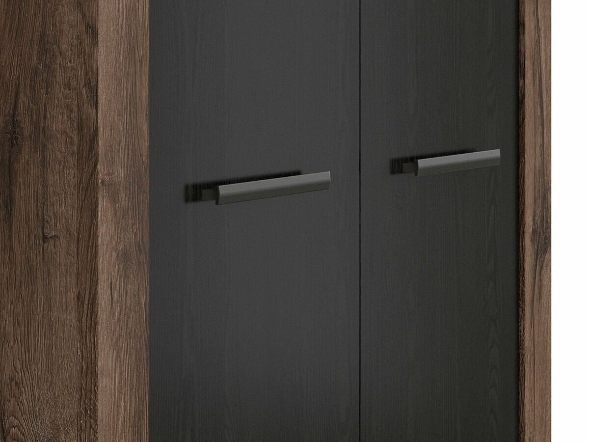 Garderobeskab Dunfelu 111 (Kloster eg + Sort eg)